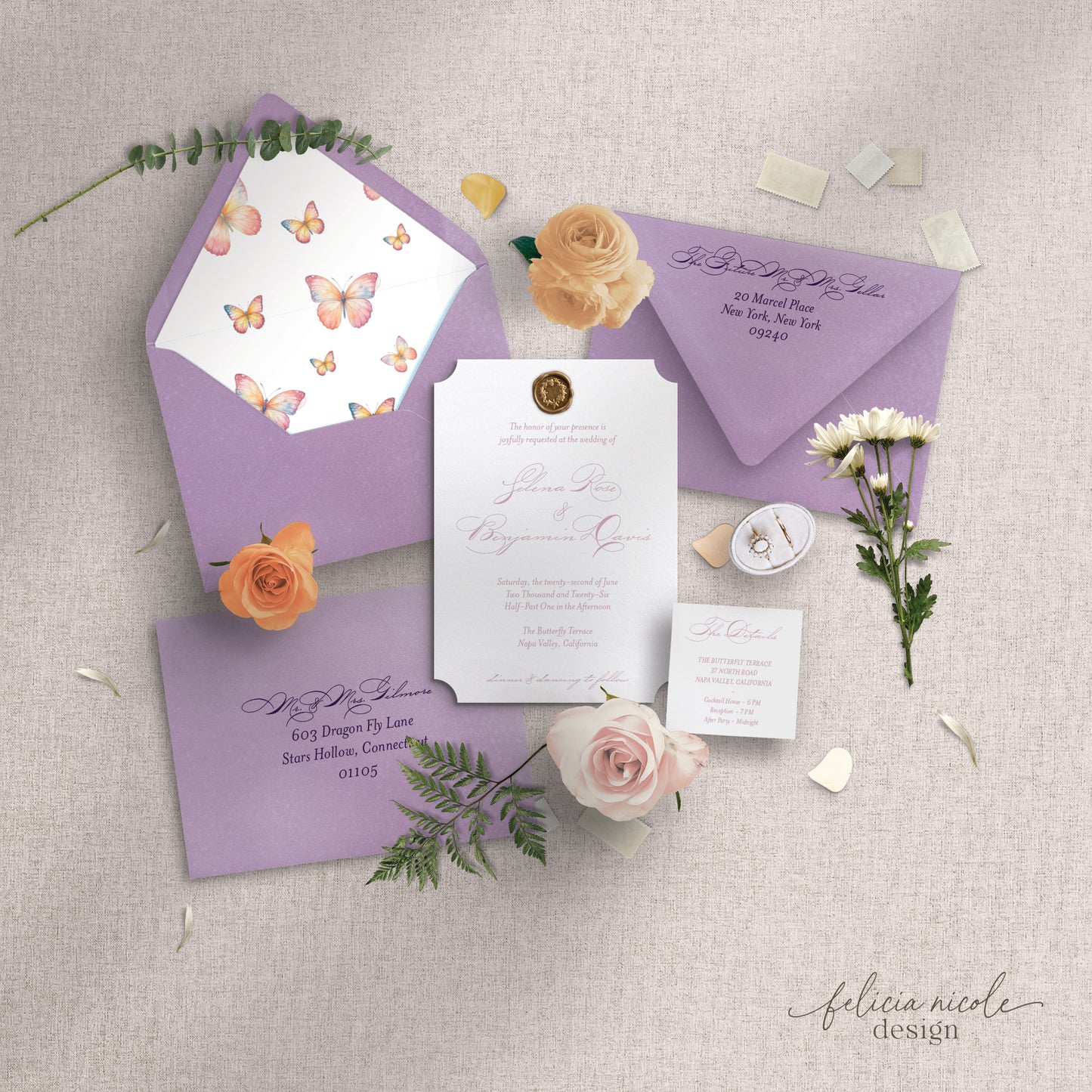 The Selena | Wedding Invitation Suite