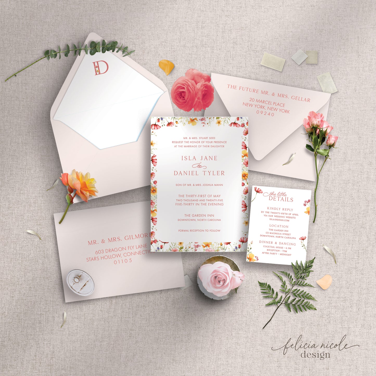 The Isla | Wedding Invitation Suite