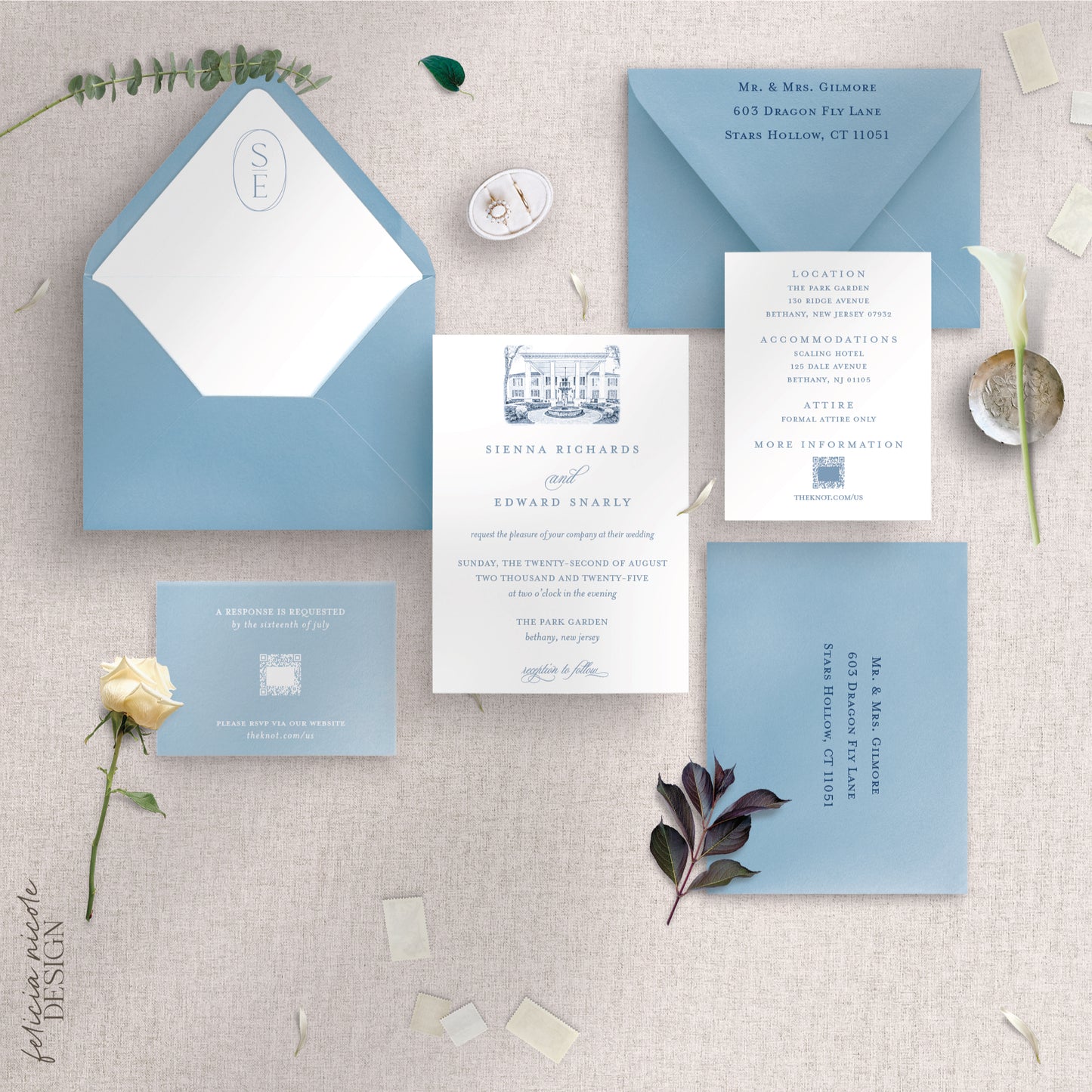 The Sienna | Wedding Invitations Suite