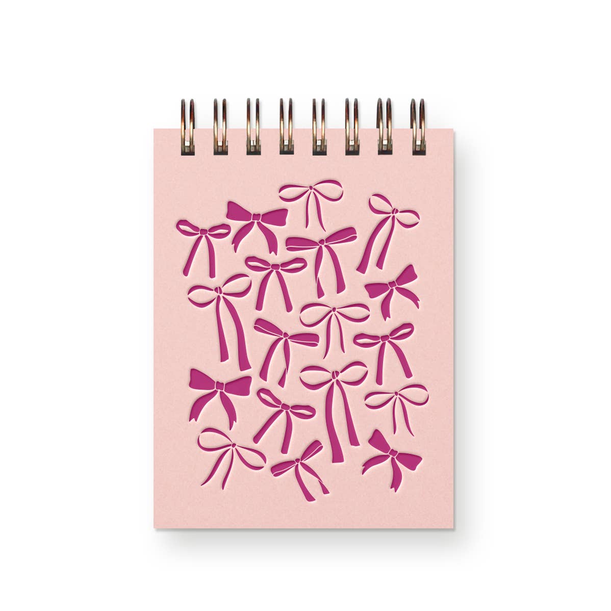 Bow Pattern Mini Jotter Notebook