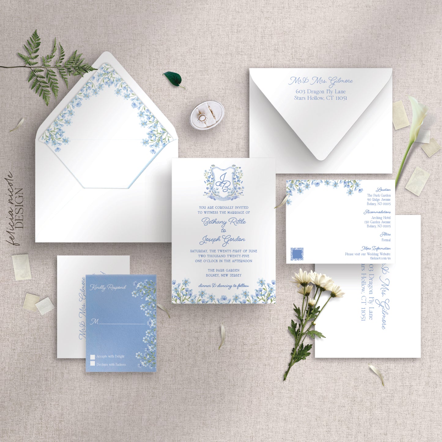 The Bethany | Wedding Invitations Suite