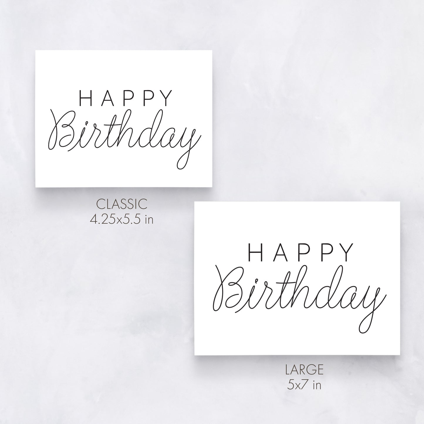 Simple Happy Birthday Card