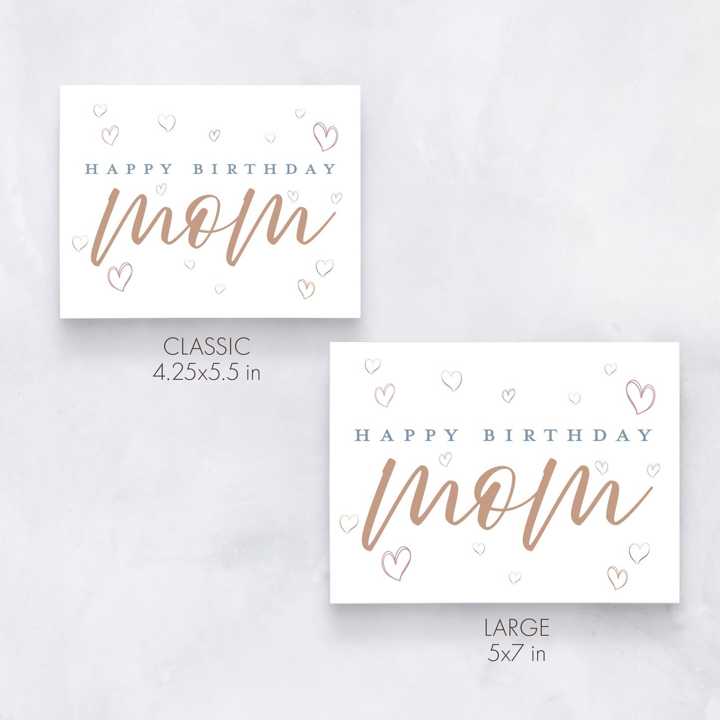 Boho Birthday Card for Mom