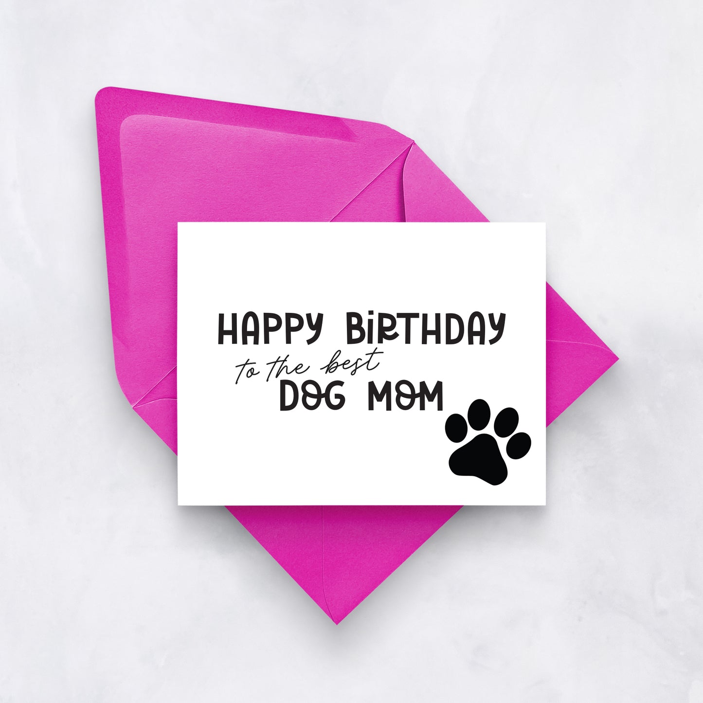 Dog Mom Birthday Card