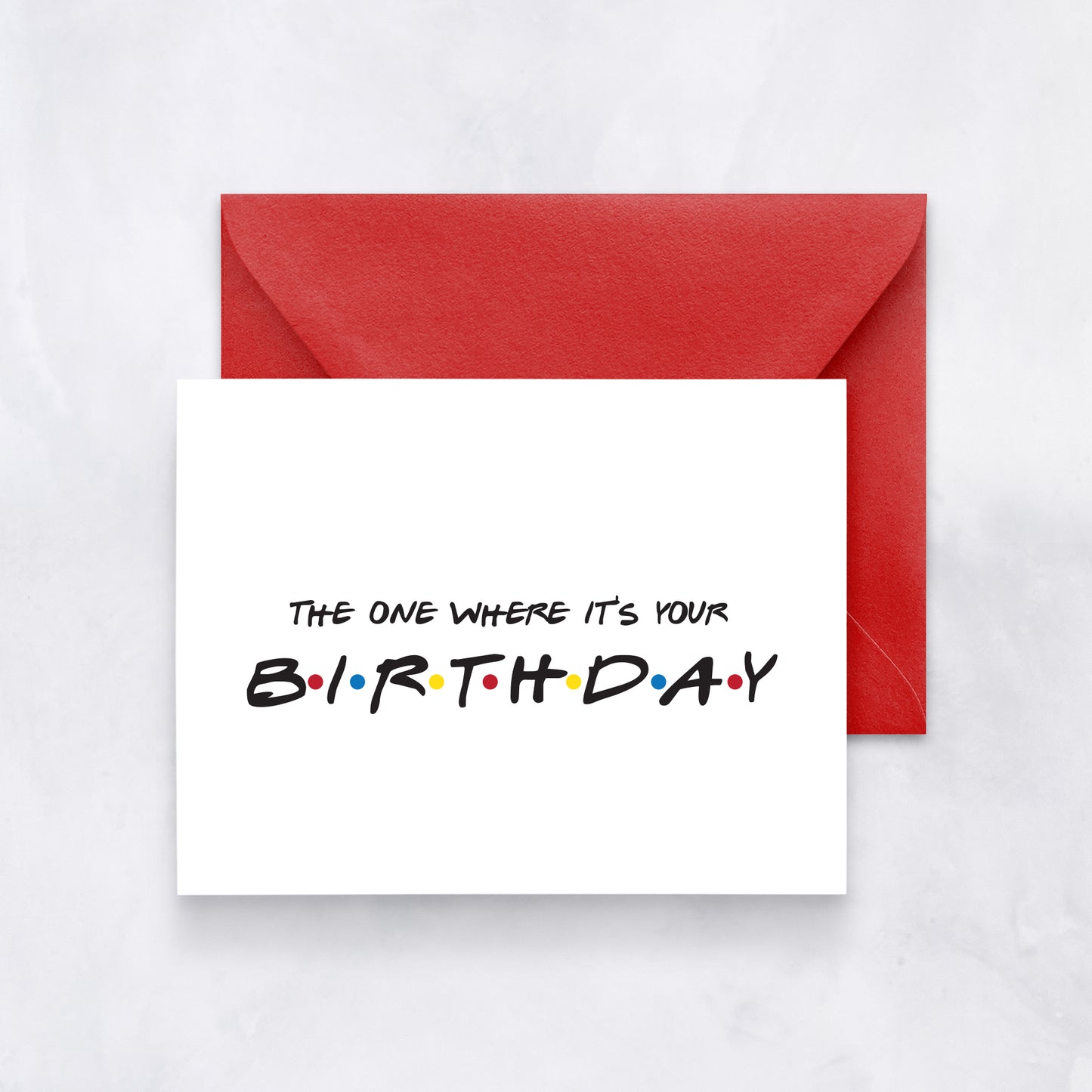 Pop Culture Birthday Card