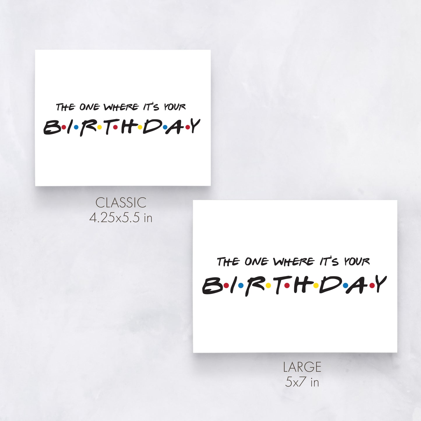 Pop Culture Birthday Card