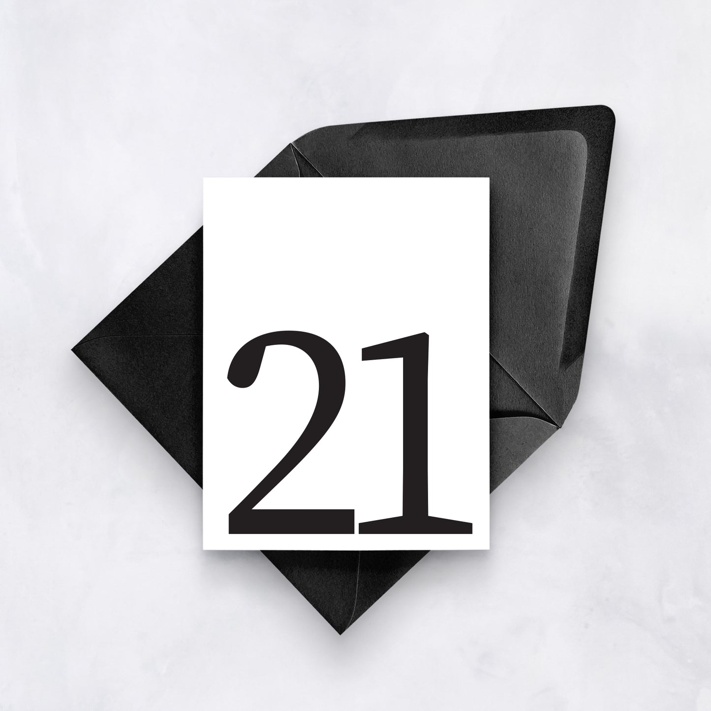 21st Birthday Milestone Card