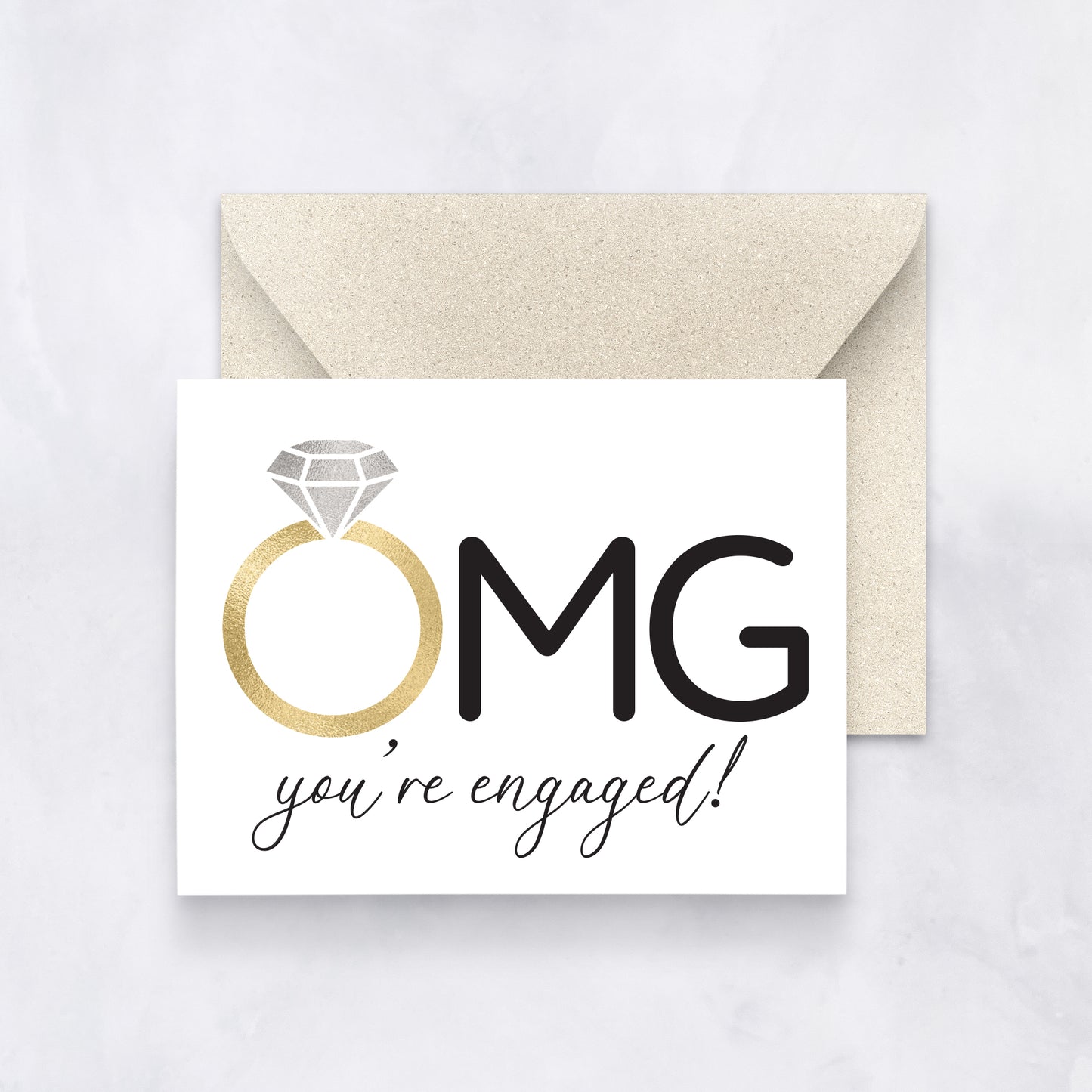 OMG You're Engaged Card