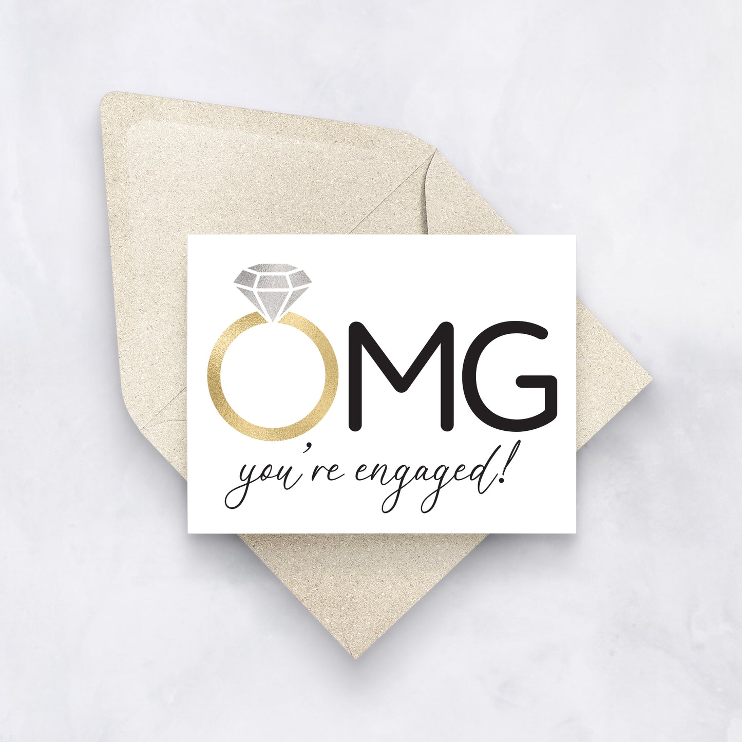 OMG You're Engaged Card