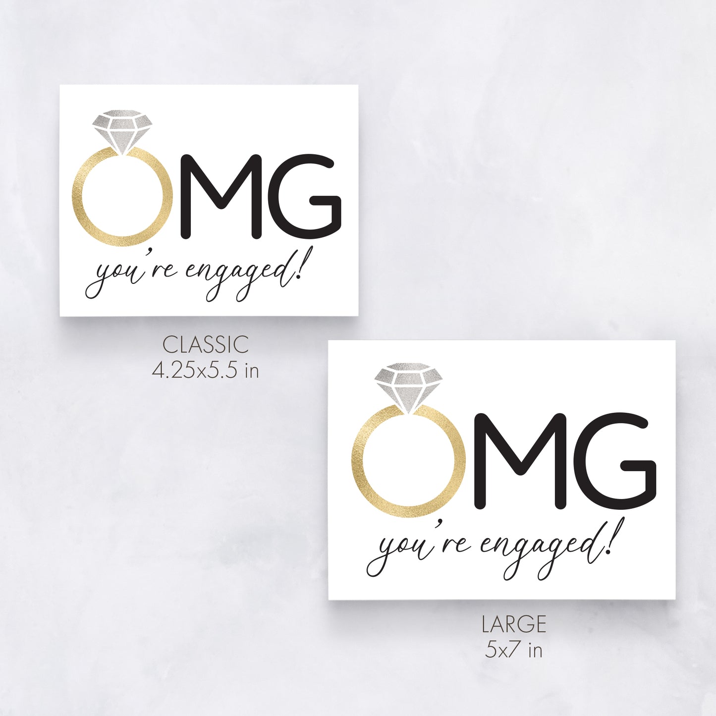 OMG You're Engaged Card