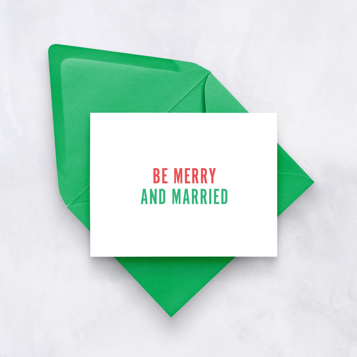 Christmas Wedding Card
