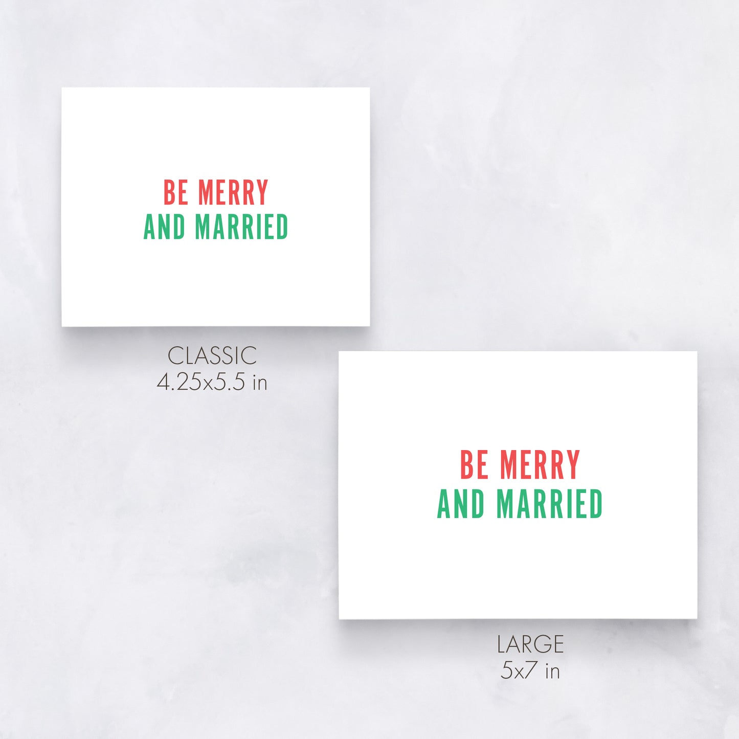 Christmas Wedding Card