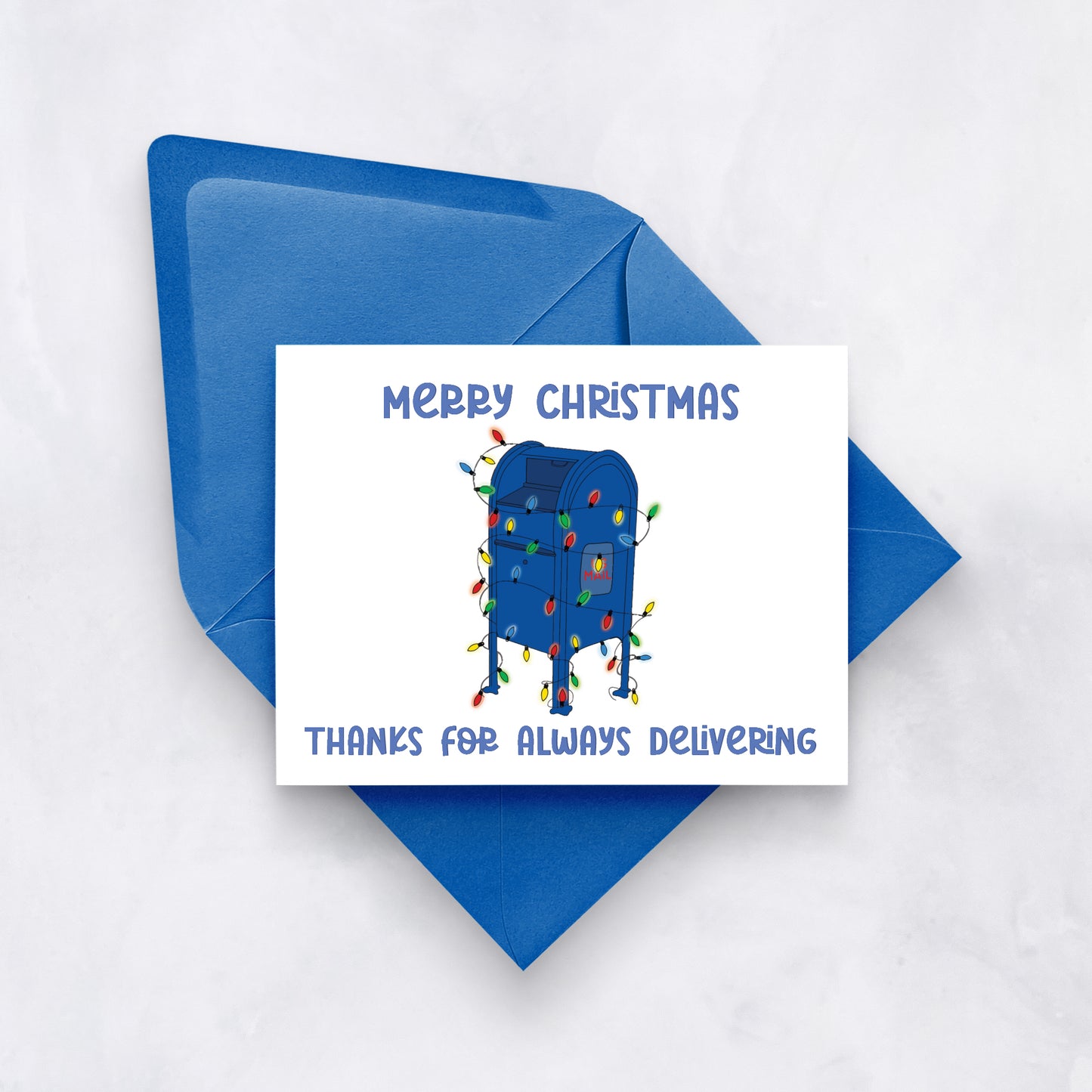 Mail Carrier Holiday Card
