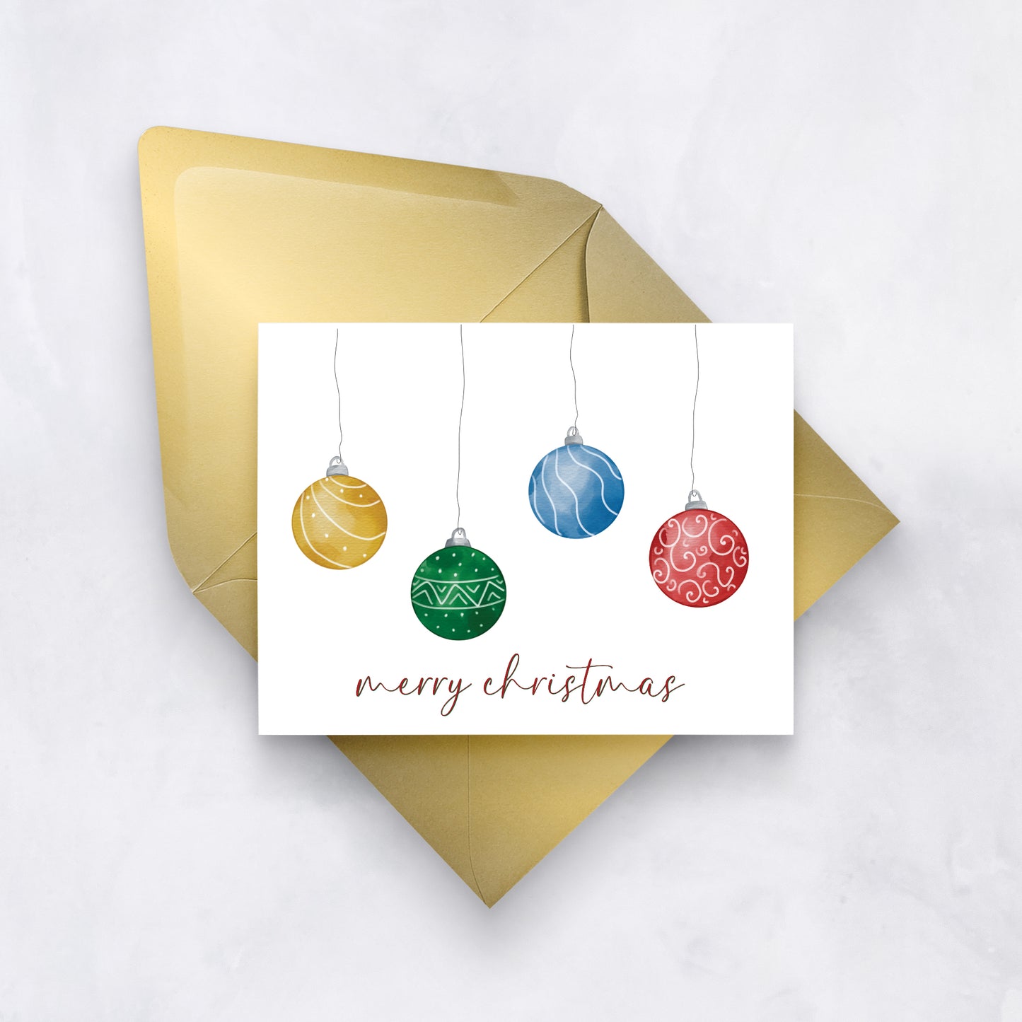 Christmas Ornament Card