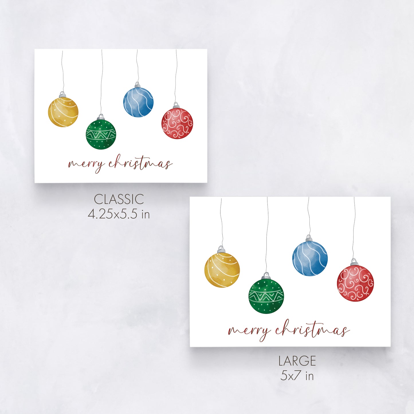 Christmas Ornament Card