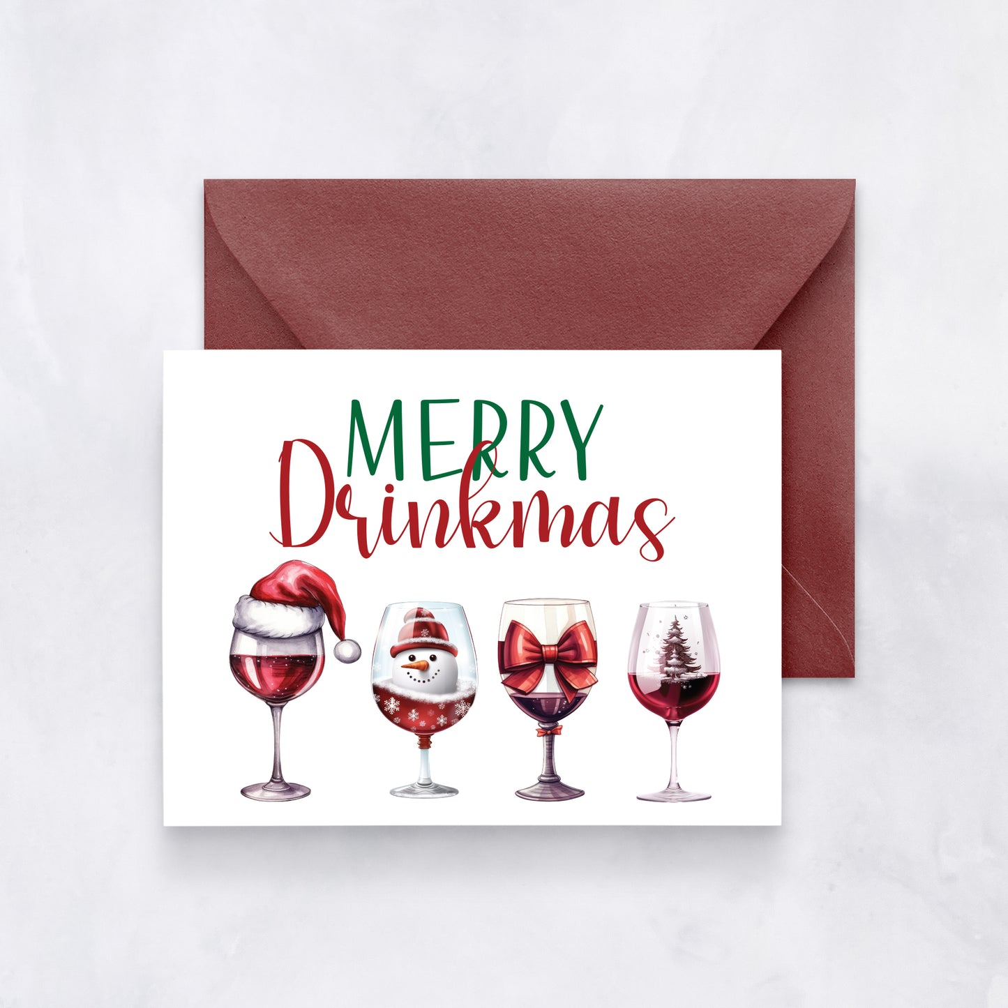 Merry Drinkmas Christmas Card