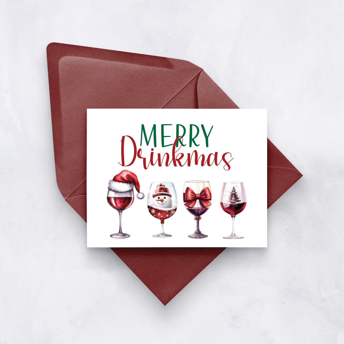 Merry Drinkmas Christmas Card