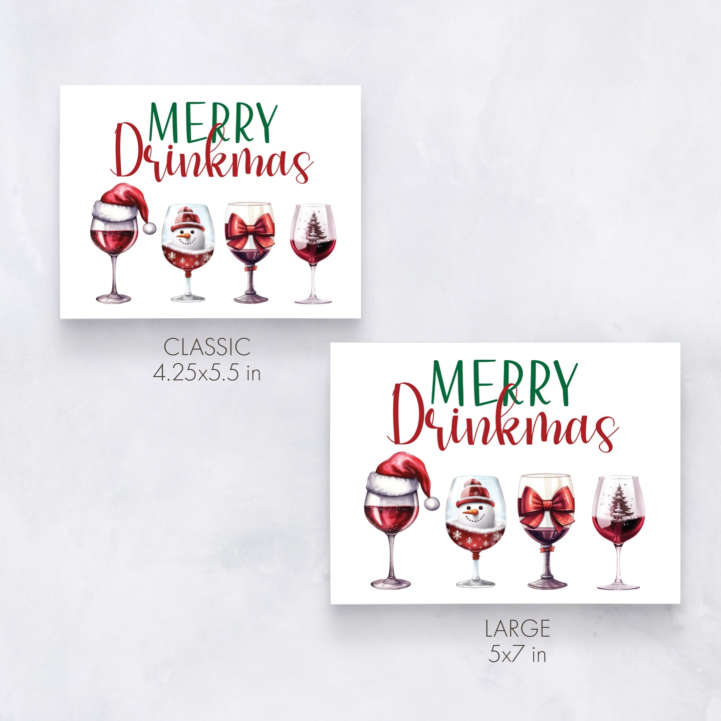 Merry Drinkmas Christmas Card