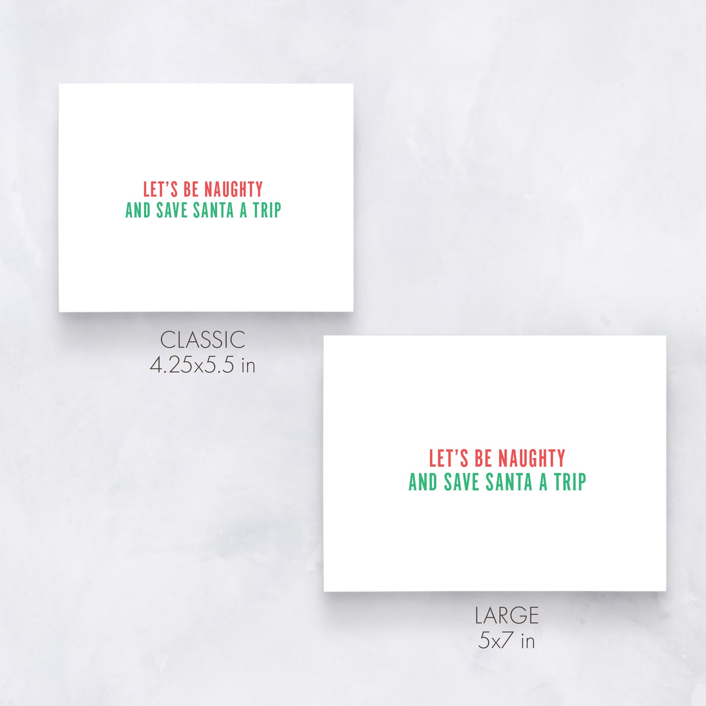 Naughty Christmas Card