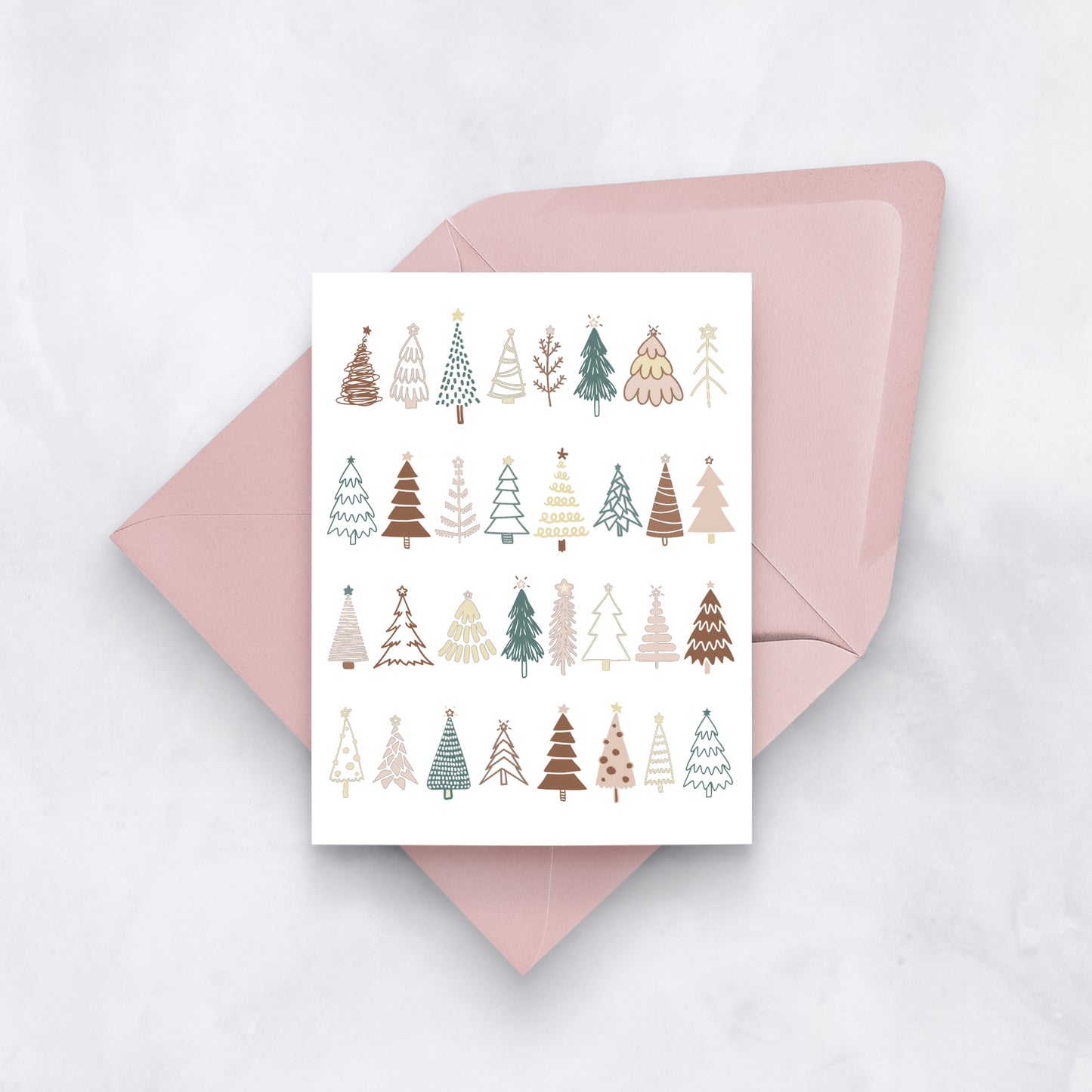 Whimsical Tree Holiday Card