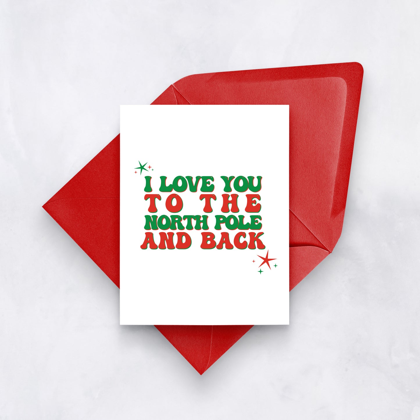 North Pole Love Card