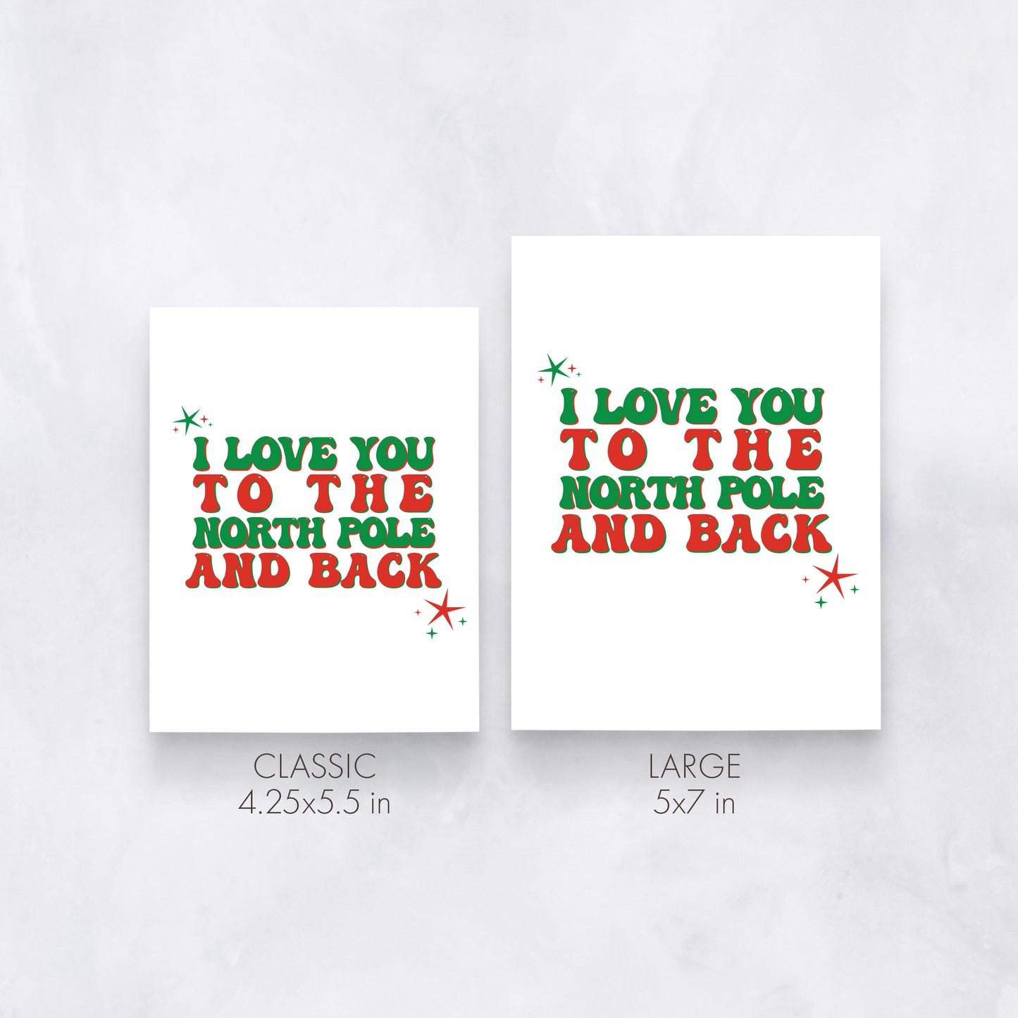 North Pole Love Card
