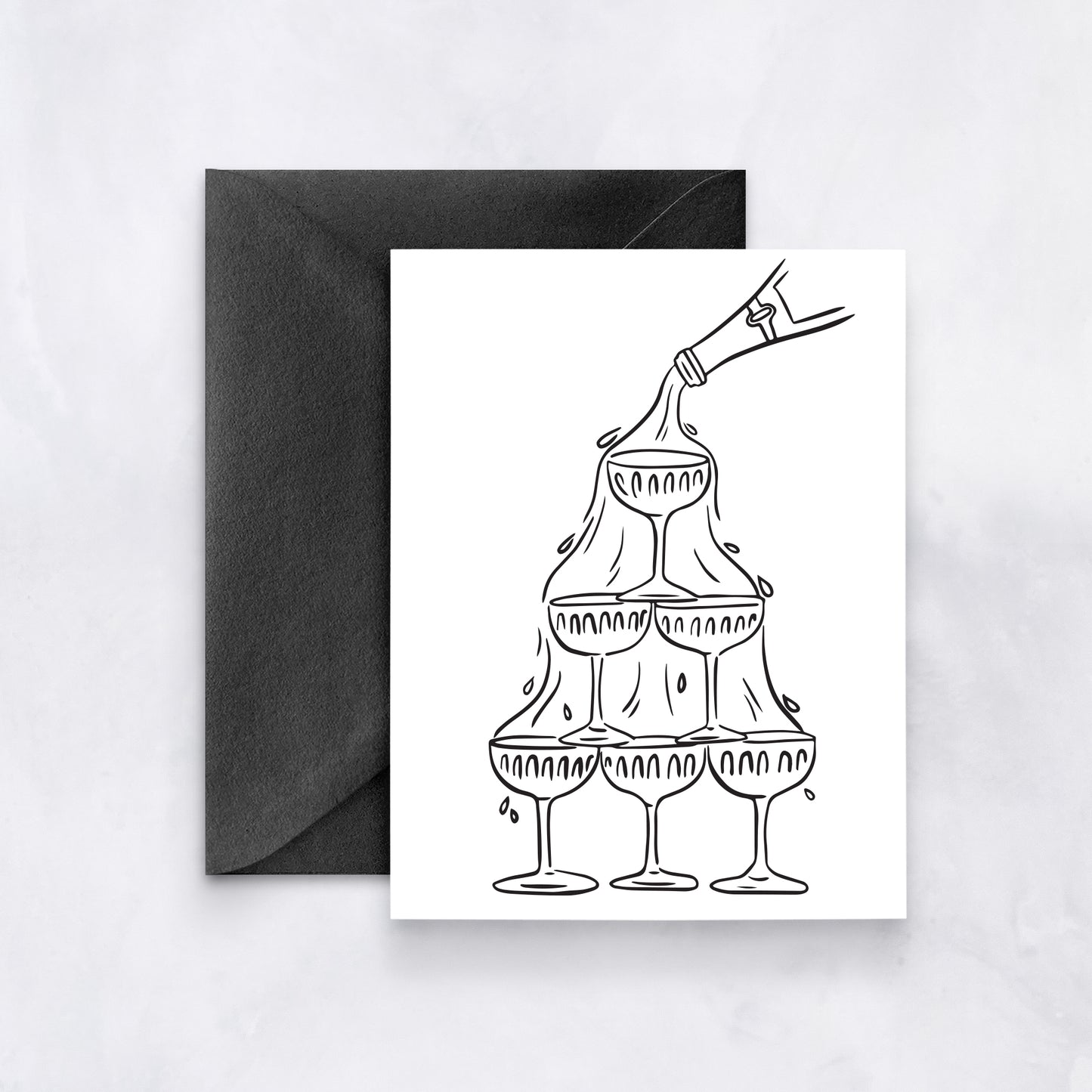 Champagne Celebration Card