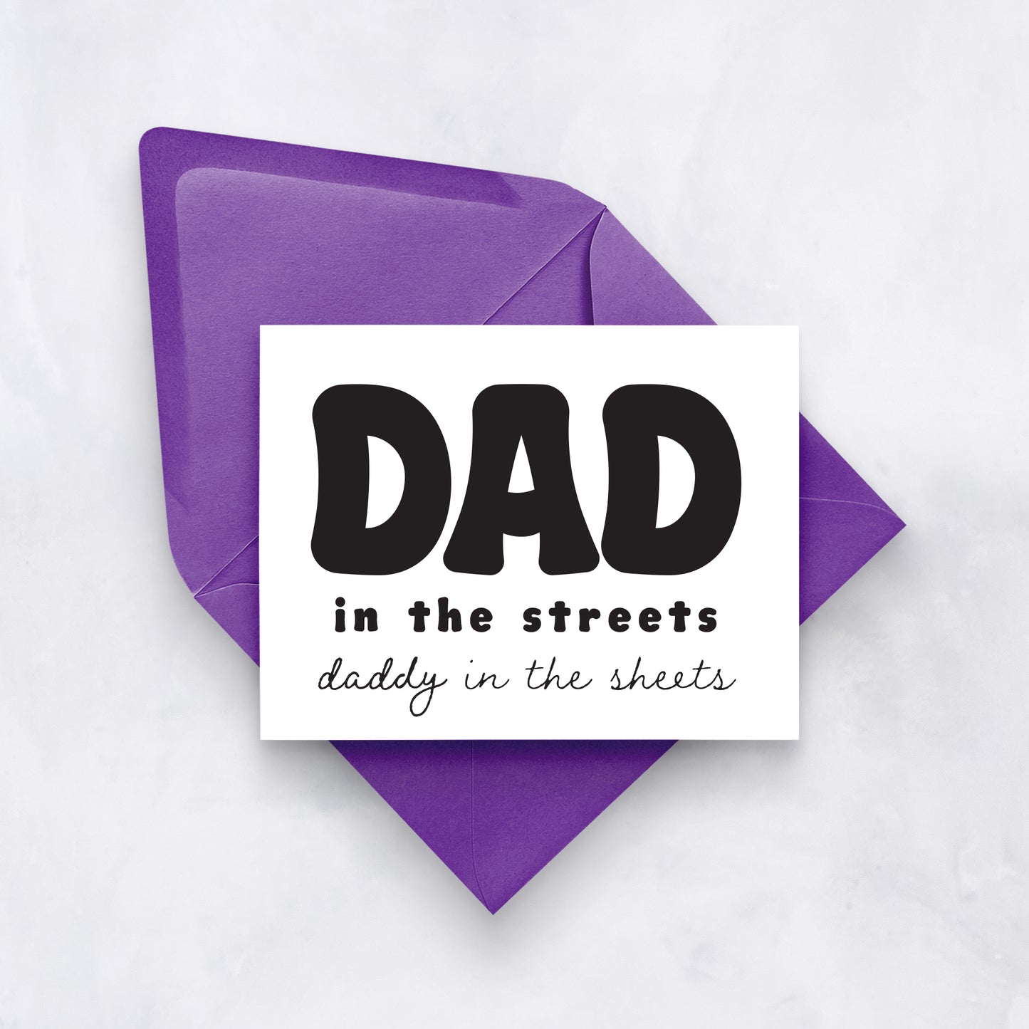 Funny Sexy Dad Card
