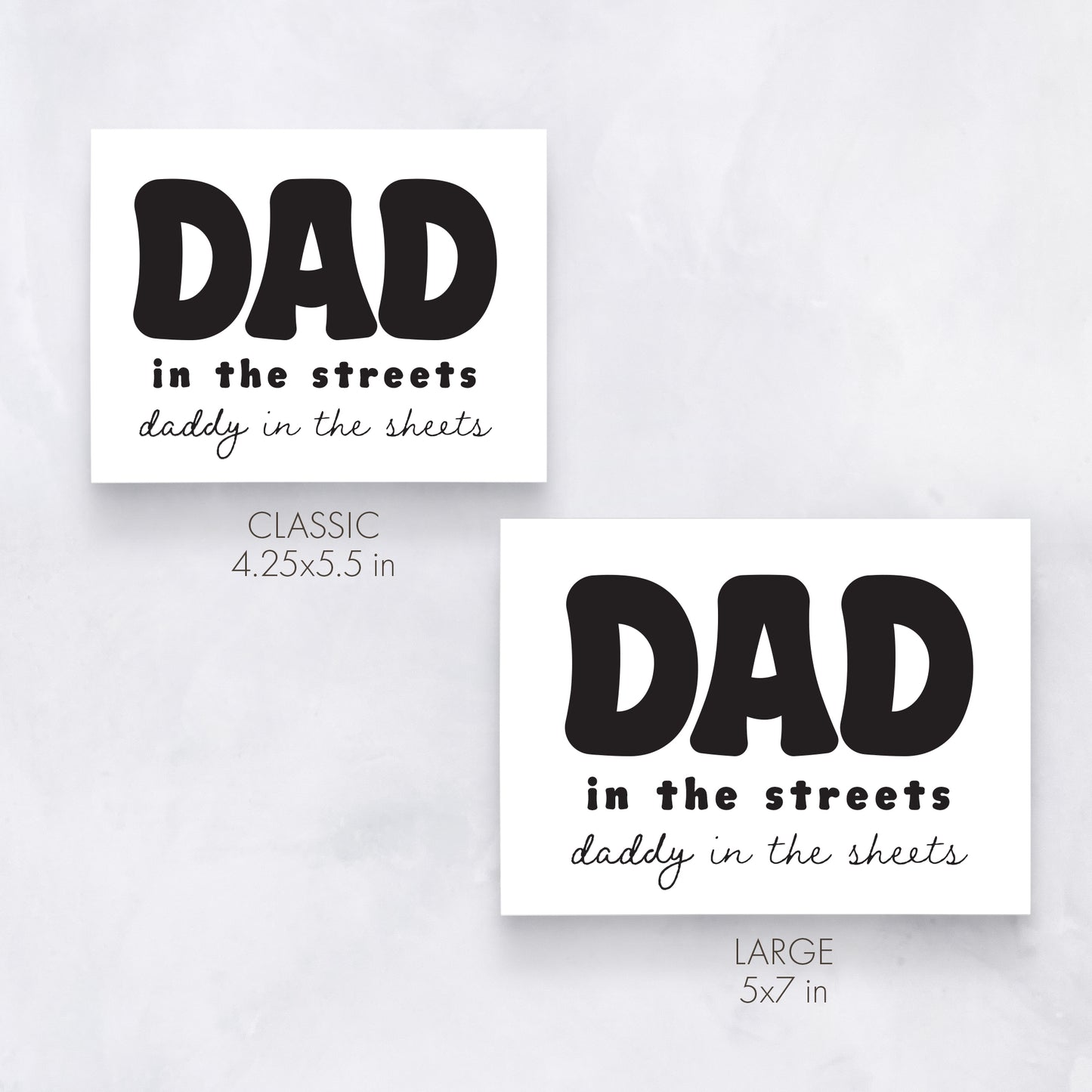 Funny Sexy Dad Card