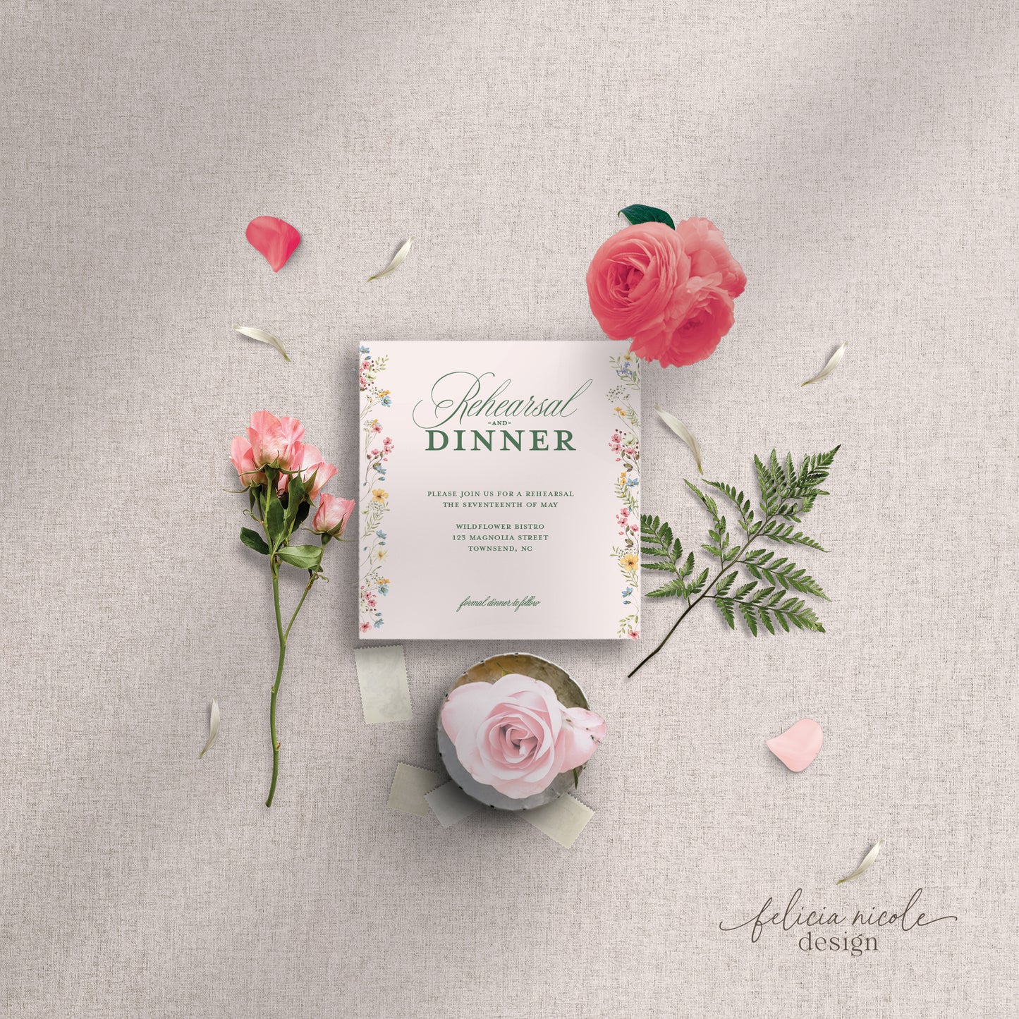 The Emmeline | Rehearsal Dinner Cards