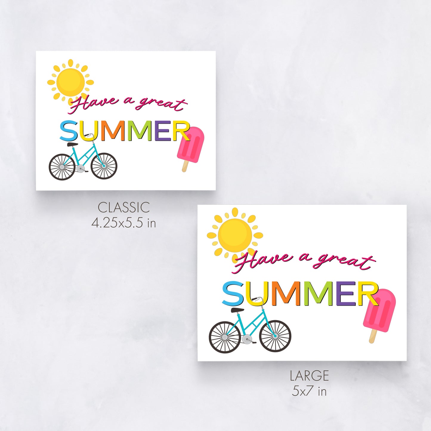 Have a Great Summer | Bright End of School Card