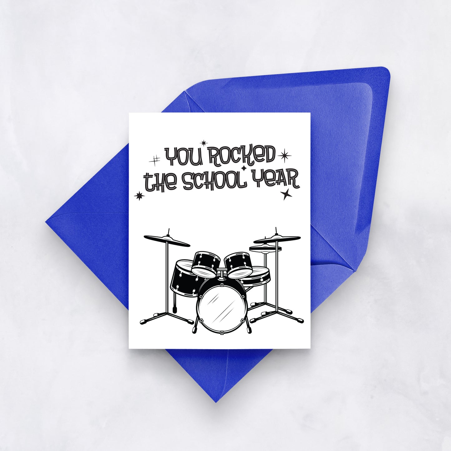 You Rocked the School Year – End of School Card