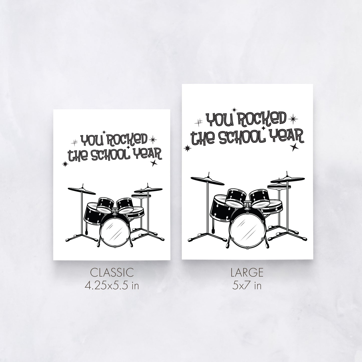 You Rocked the School Year – End of School Card