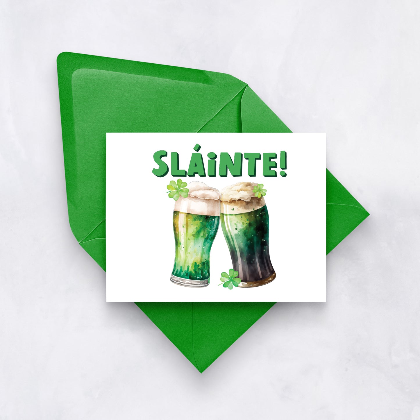 Sláinte! – St. Patrick’s Day Beer Card