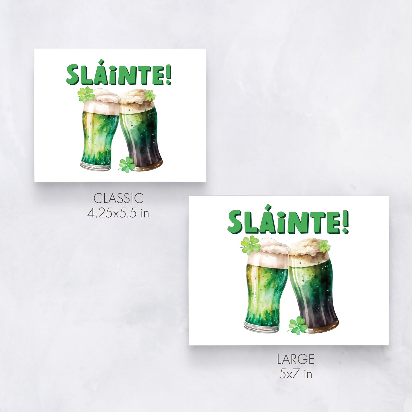 Sláinte! – St. Patrick’s Day Beer Card
