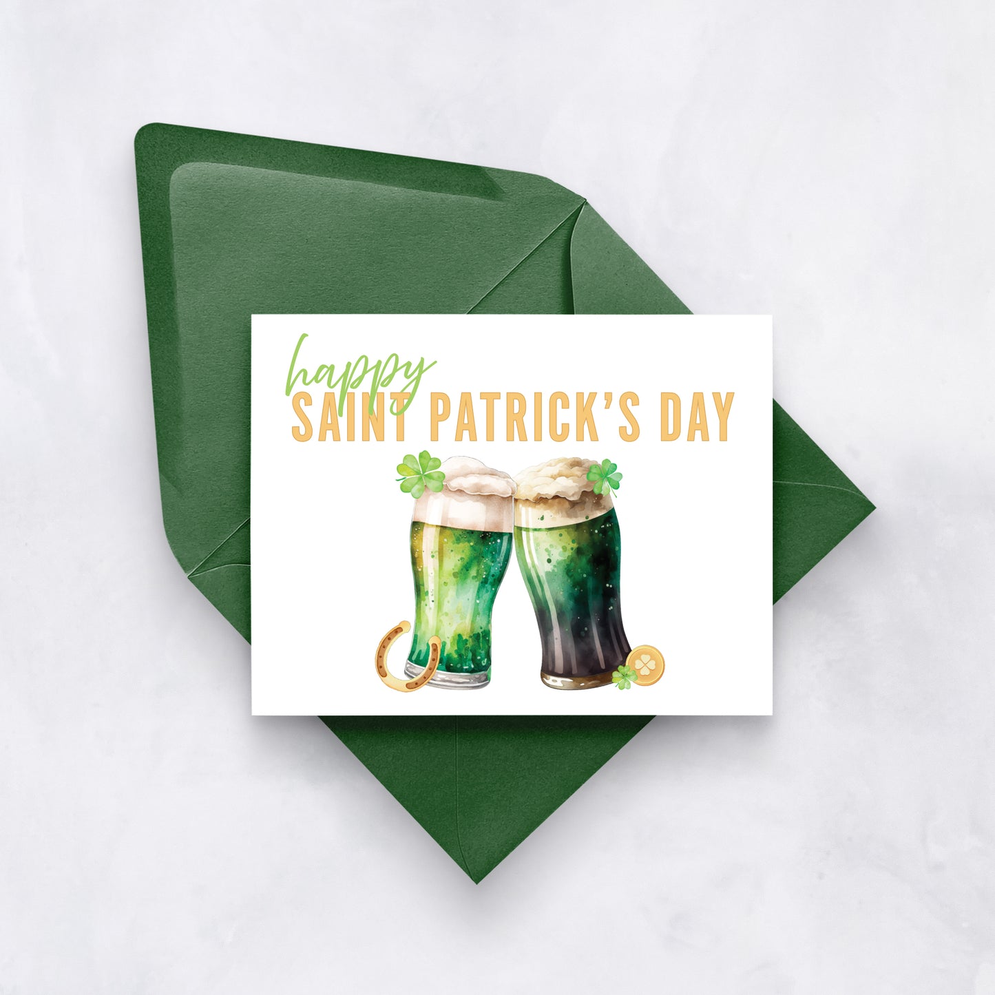 Happy Saint Patrick’s Day – Irish Beer Card