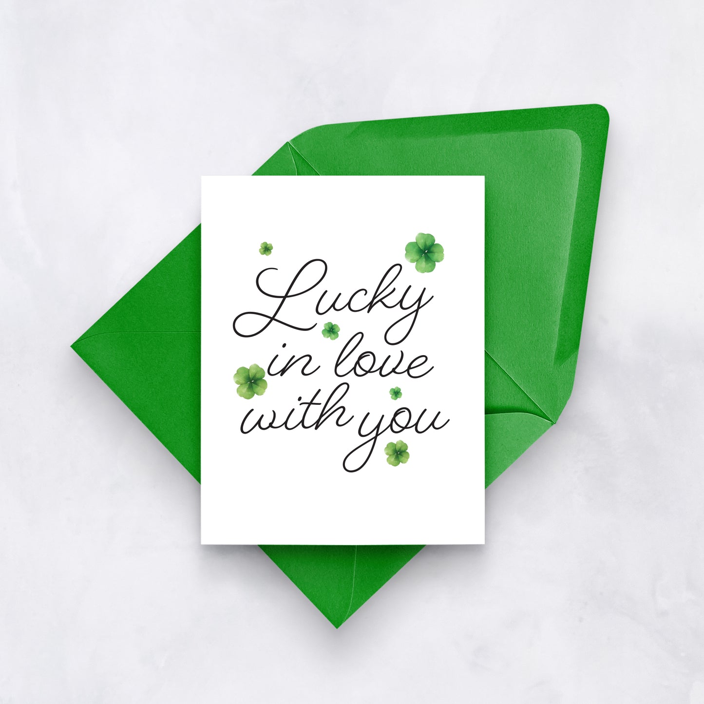 Lucky in Love with You | St. Patrick’s Day Card