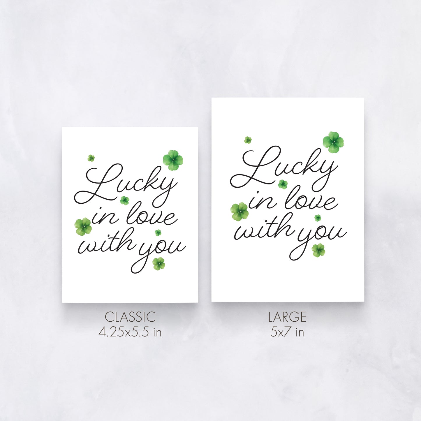 Lucky in Love with You | St. Patrick’s Day Card