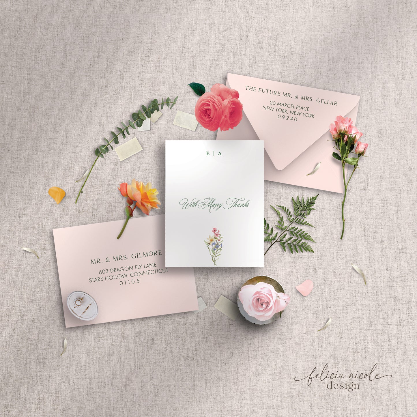The Emmeline | Wedding Thank You Cards