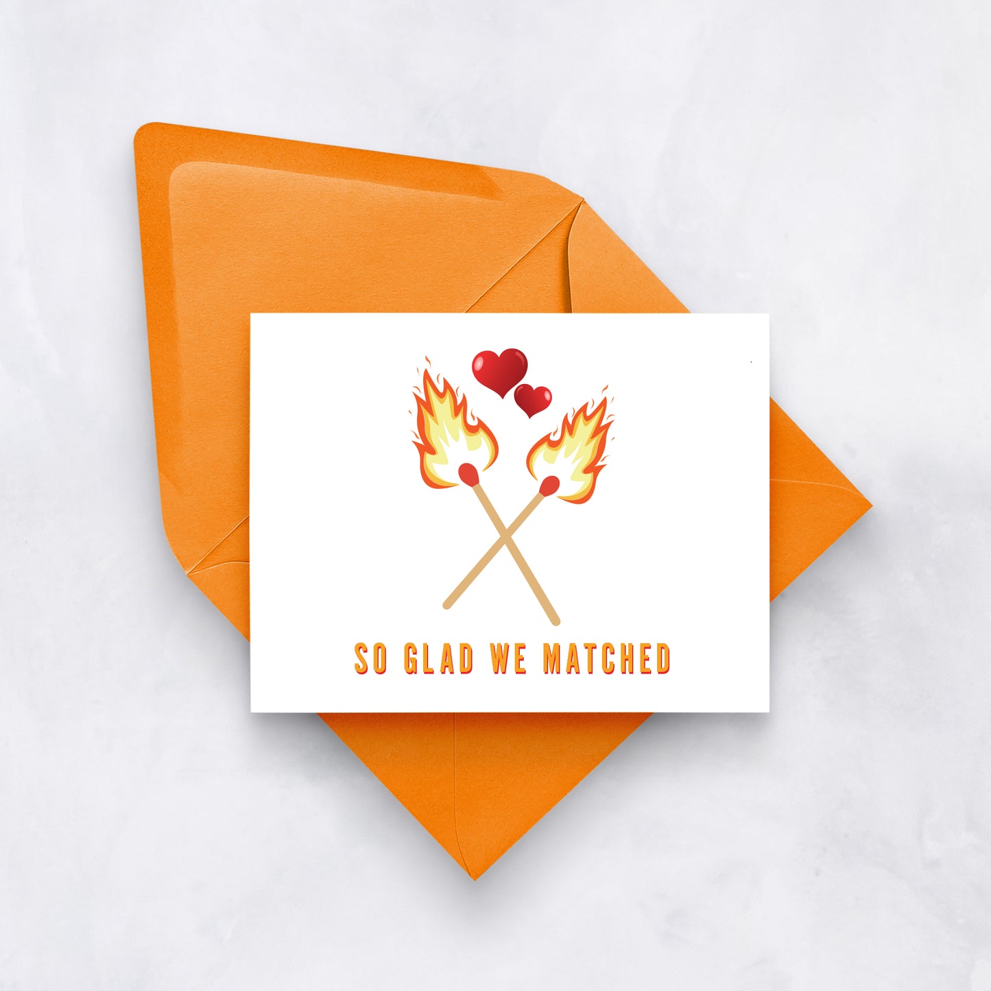 So Glad We Matched | Funny Valentine’s Day Card