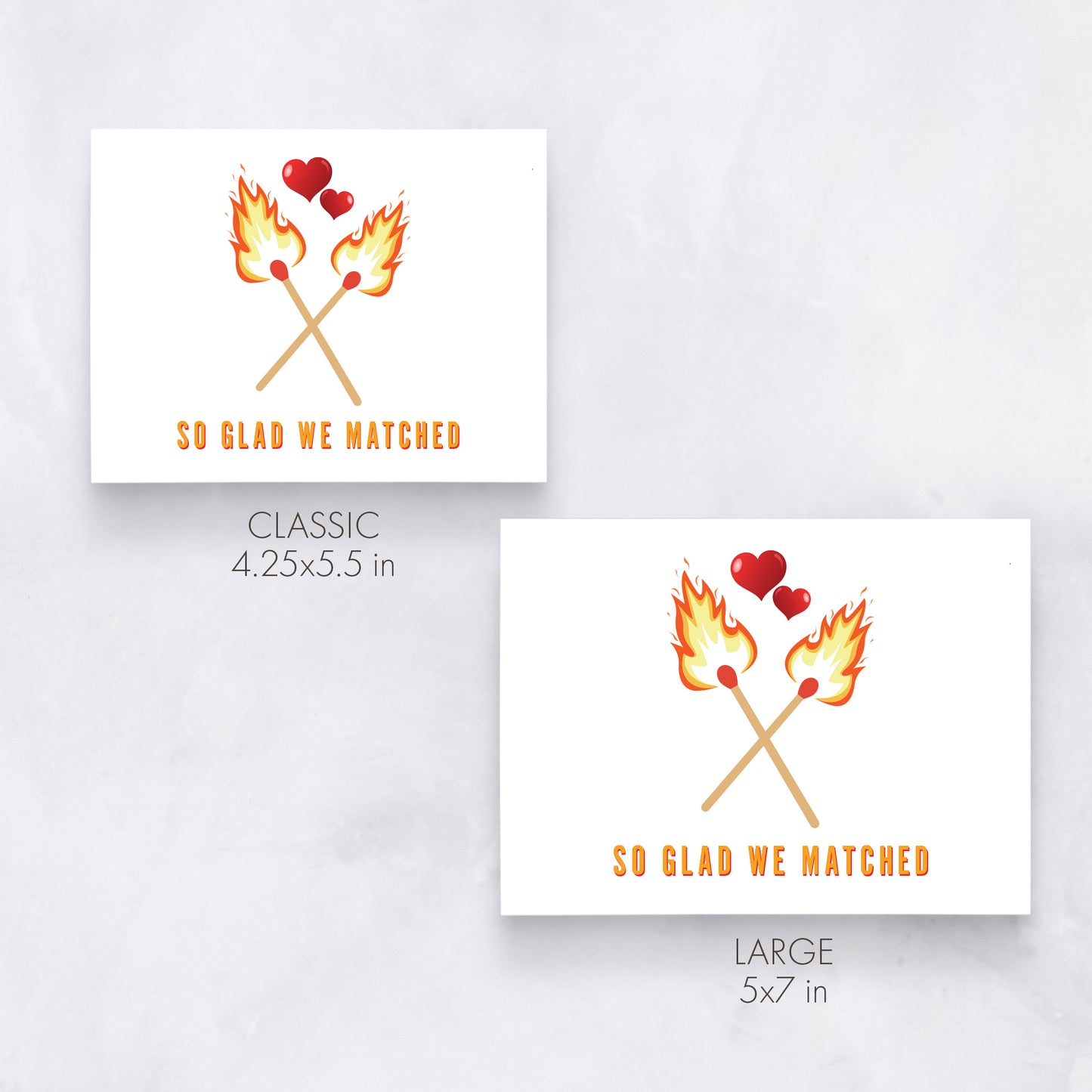 So Glad We Matched | Funny Valentine’s Day Card
