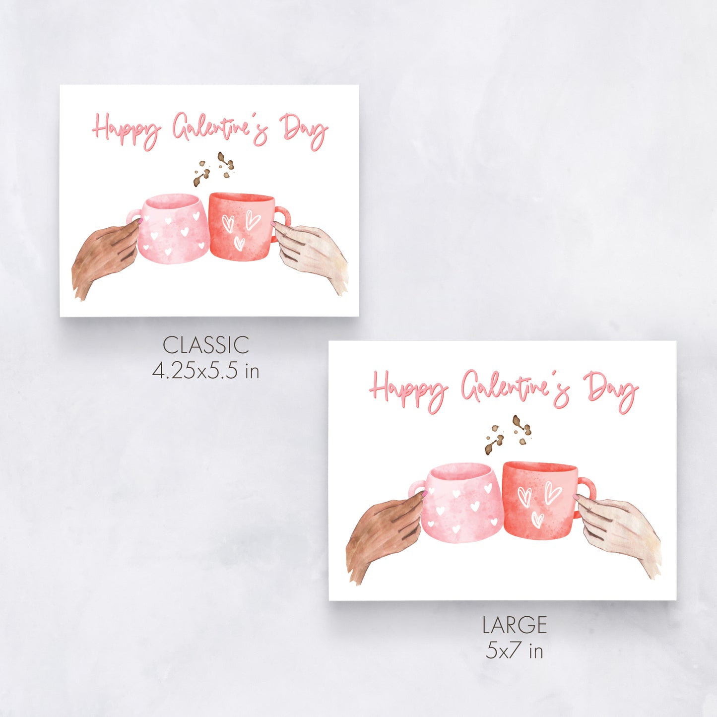 Happy Galentine’s Day | Coffee Mug Friendship Card