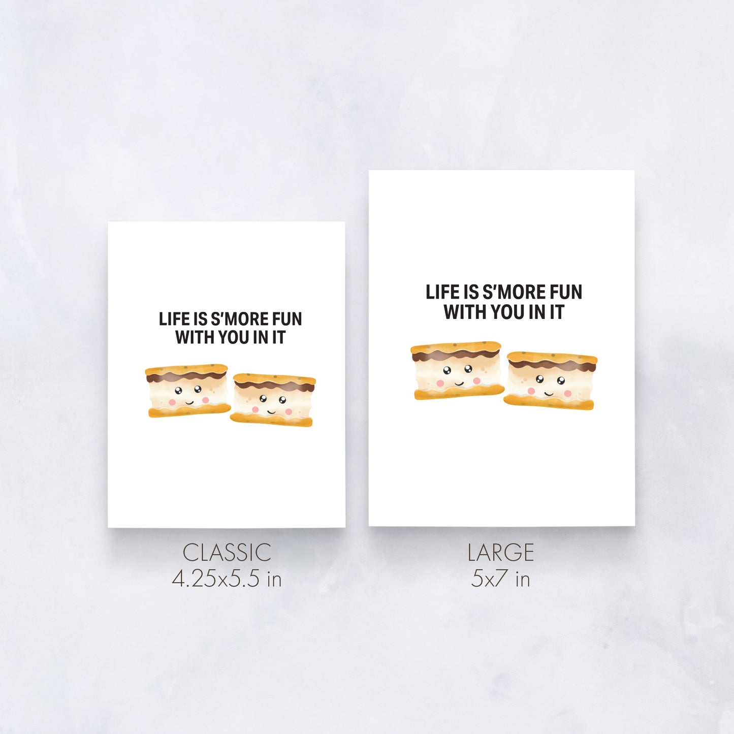Life Is S’more Fun With You In It | Cute Pun Valentine’s Card