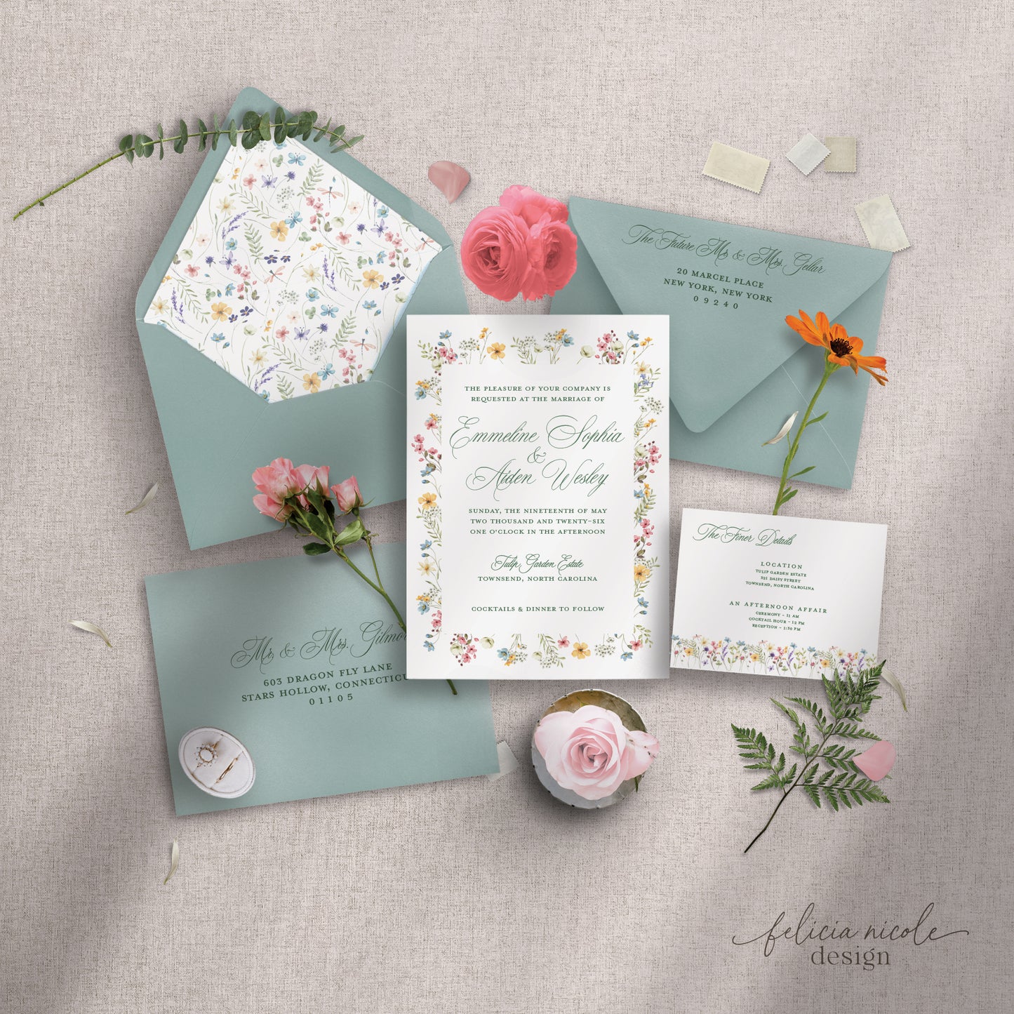 The Emmeline | Wedding Invitation Suite