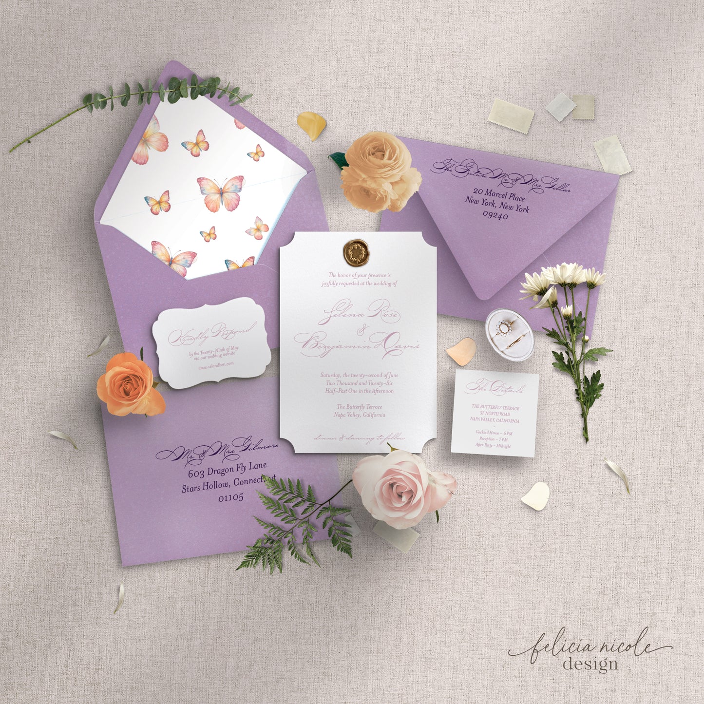 The Selena | Wedding Invitation Suite