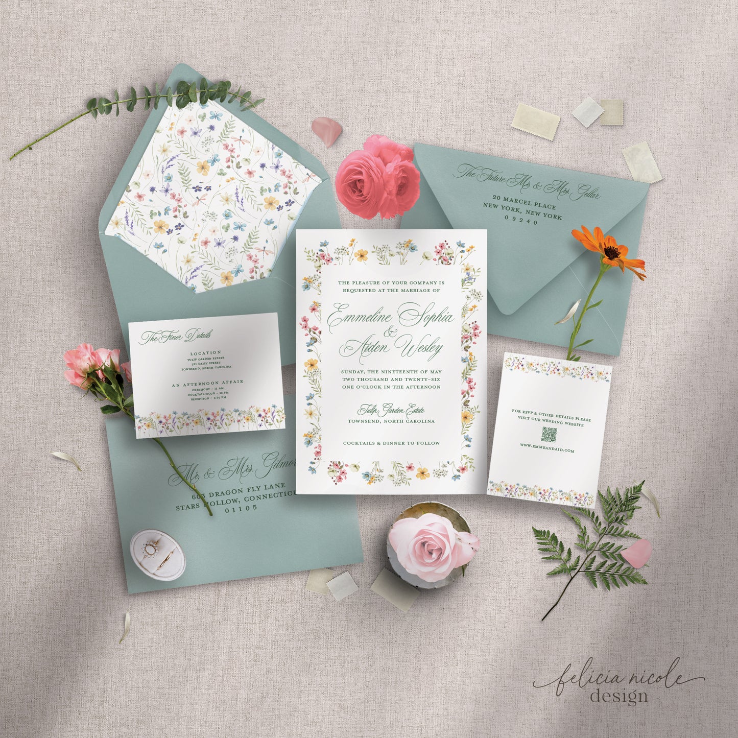 The Emmeline | Wedding Invitation Suite