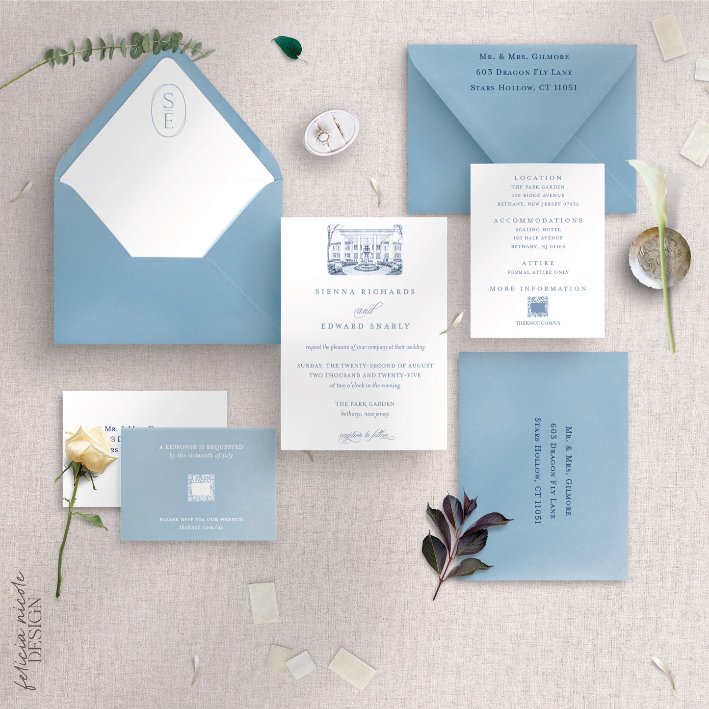 The Sienna | Wedding Invitations Suite