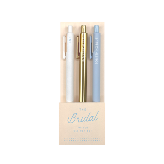 Bridal Jotter Gel Pen: Set of 3