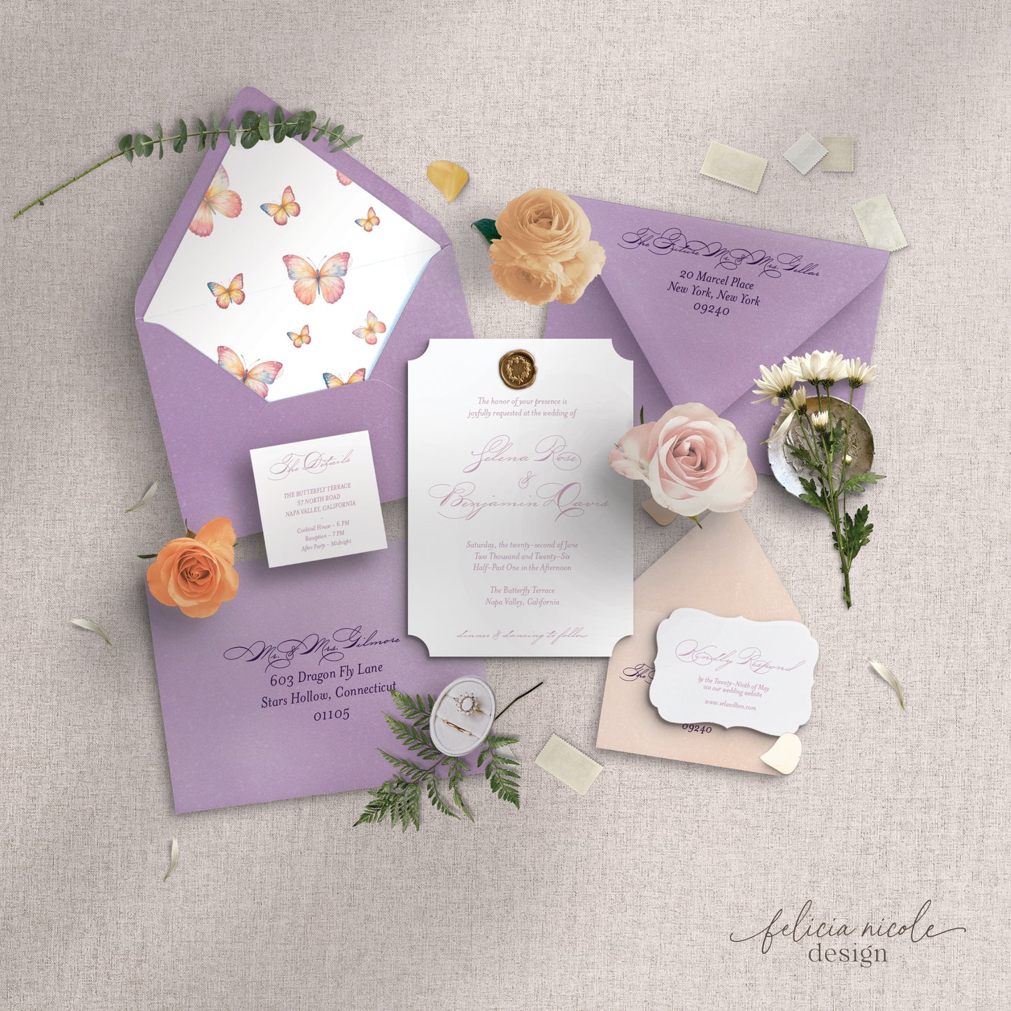 The Selena | Wedding Invitation Suite