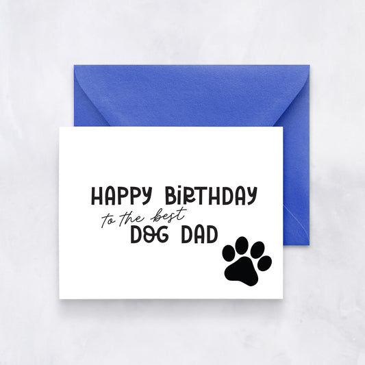 Dog Dad Birthday Card